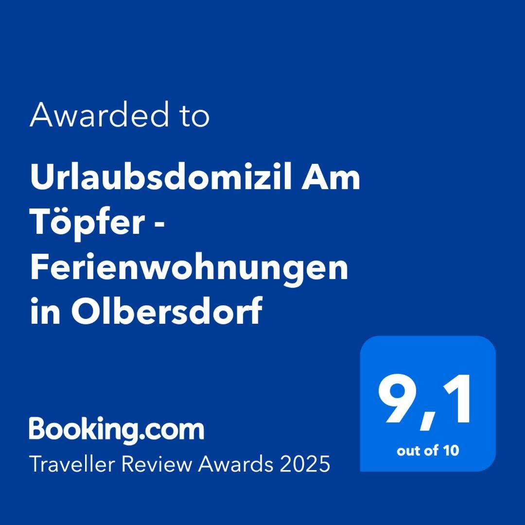 Urlaubsdomizil Am Toepfer - Ferienwohnungen In Olbersdorf المظهر الخارجي الصورة